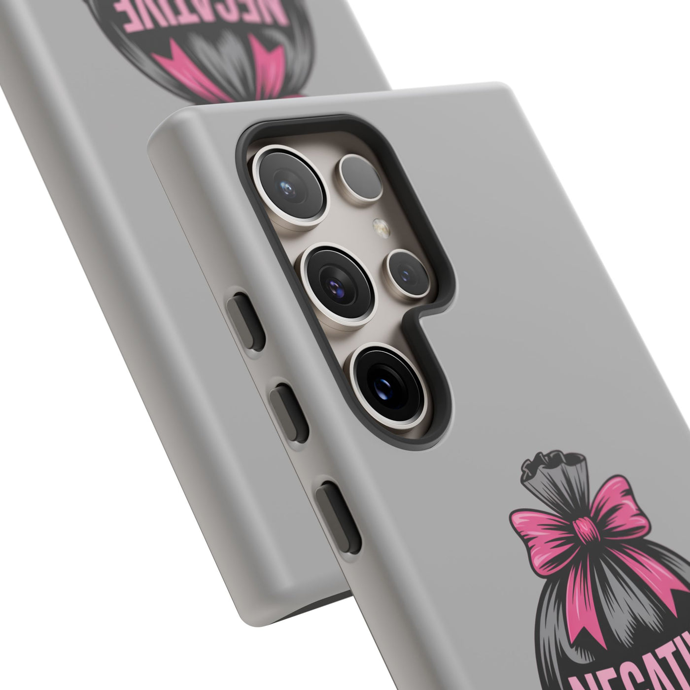 Negative Thoughts Phone Case, Tough Cases for Mental Wellness, Inspirational Gift, Motivational Phone Cover, Positive Vibes Protection